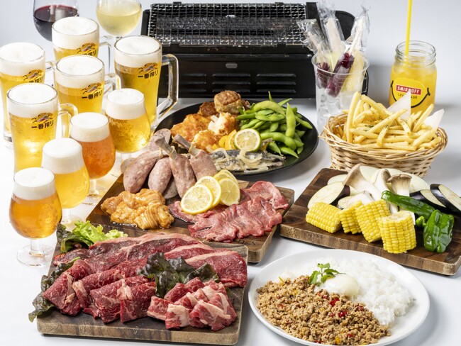 【サブリナ金沢・高崎】今年も屋上ビアガーデンが開幕！選べるクラフトビールで、大人のご褒美時間を。焼肉とビールの贅沢ペアリングを味わう「星空と焼肉のビアガーデン」2025年5月9日より開催