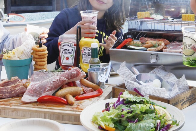昼から手ぶらで食べ放題BBQ！なんばパークス最上階で、メキシカンタコスやスパイシーカレー、タコライスなどの食べ放題に『フォトジェ肉』なBBQプレートがお昼から3500円で楽しめるプランが登場！