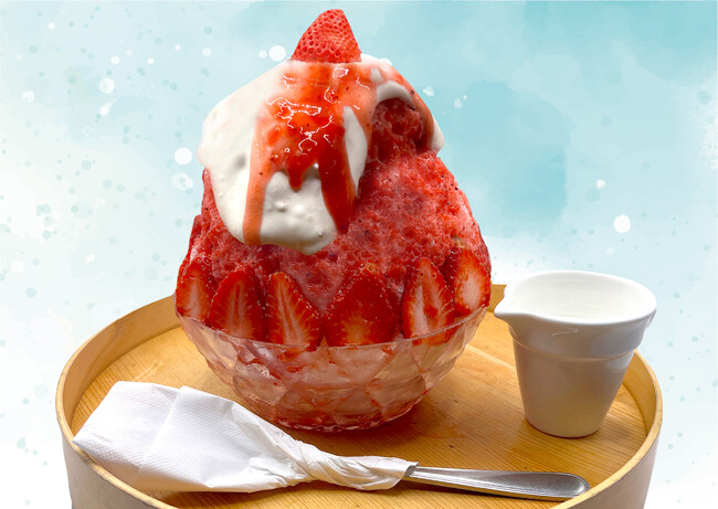 『and梅田』×かき氷専門店『しろいくも』コラボ大人気のいちごかき氷フェスを開催！
