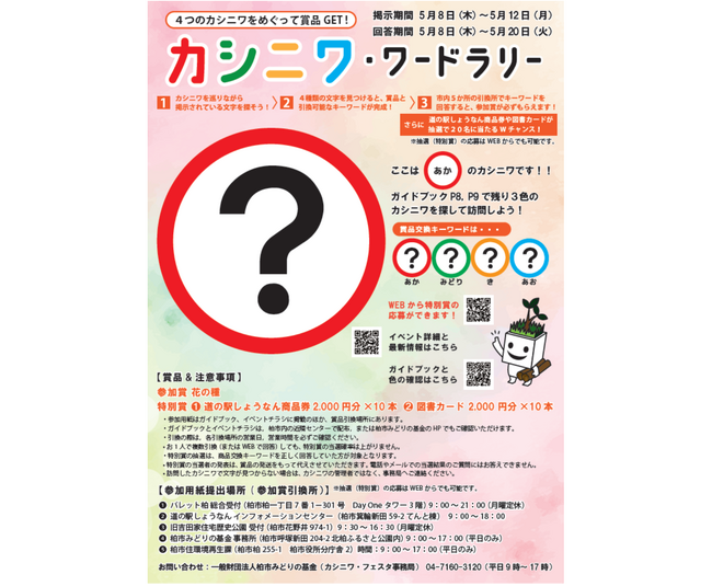 【千葉県柏市】カシニワ・フェスタ2025を開催