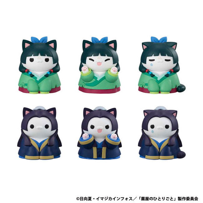TVアニメ『薬屋のひとりごと』より、人気キャラクターの「猫猫」「壬氏」がMEGA CAT PROJECTフィギュアで「猫」に大変身。