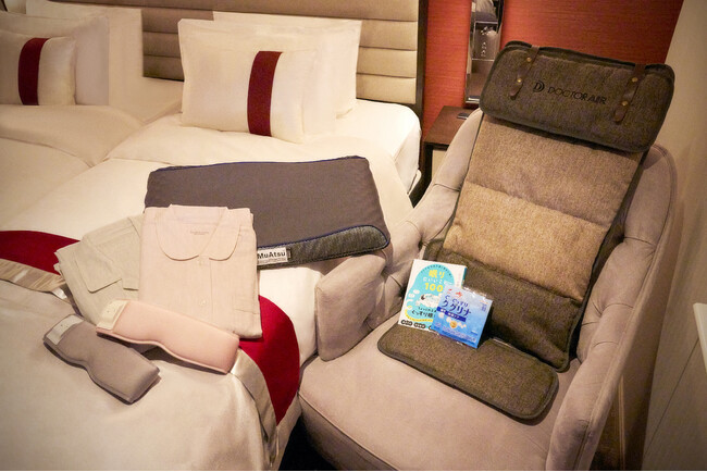 春の不調に“眠り”からアプローチ！ ドクターエアのマッサージ器が東京プリンスホテル〔やさしい快眠サポートステイ 〕に採用