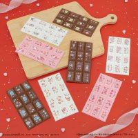 板チョコ風の新しいブロックシールシリーズ！ちょこぶろっくしーる サンリオキャラクターズ新発売！