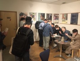 元町映画館大盛況のサイン会 元町映画館大盛況のサイン会