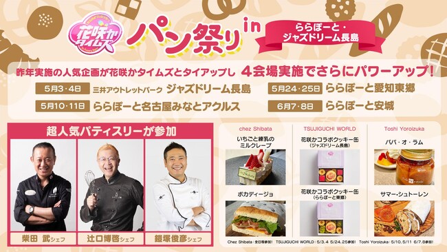 CBCテレビで毎週土曜日放送「なるほどプレゼンター！花咲かタイムズ」が、三井ショッピングパーク・三井アウトレットパークとタイアップイベント第2弾を開催！