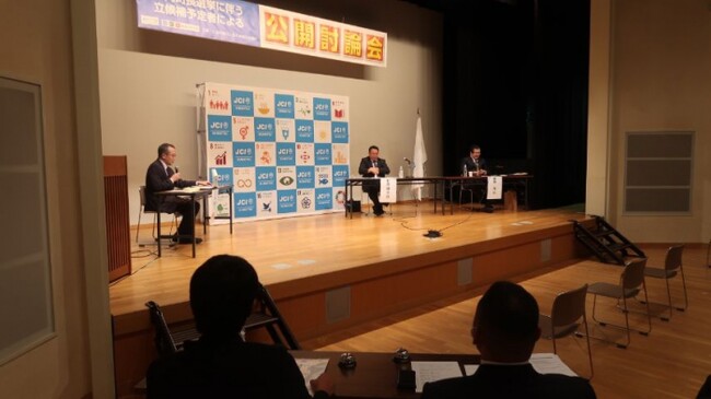 【泉大津JC】忠岡町長選挙に伴う立候補予定者公開討論会を実施します