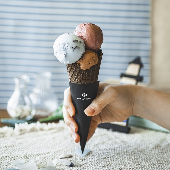 5月9日「アイスクリームの日」はダブルがトリプルに！横浜発のクラフトチョコレート専門店VANILLABEANSが本気で作るこだわりチョコレートアイス。オンライン限定トライアルセットも販売！
