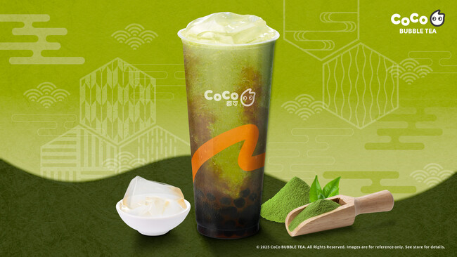 【CoCo Bubble Tea】日本限定「黒糖タピオカ抹茶スムージー with 粉粿（フングイ）」新発売！