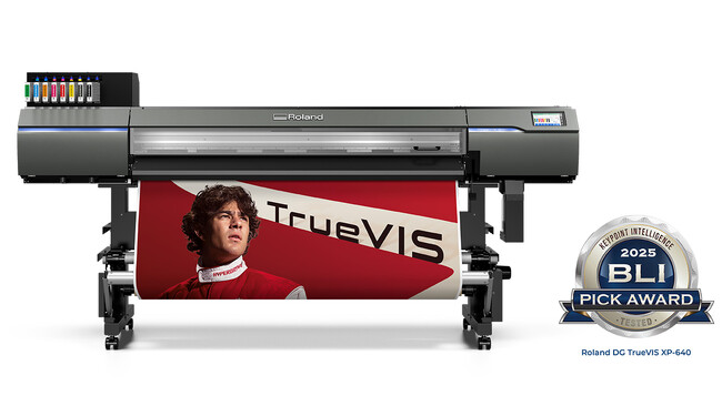 大判インクジェットプリンターTrueVIS XP-640が最高評価を獲得し「Pick Award 2025」を受賞！