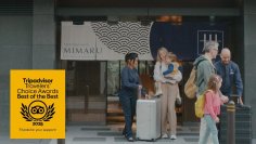 「2025 トラベラーズチョイス ベスト・オブ・ザ・ベスト ホテル」
日本のホテル人気部門2位に「MIMARU東京 銀座EAST」が選出