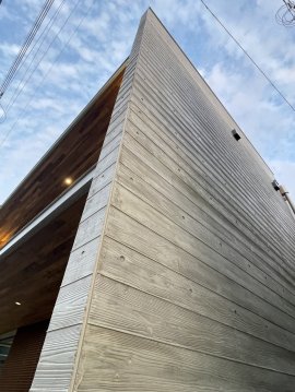 立体感ある木目模様(コンクリート施工例) 立体感ある木目模様(コンクリート施工例)