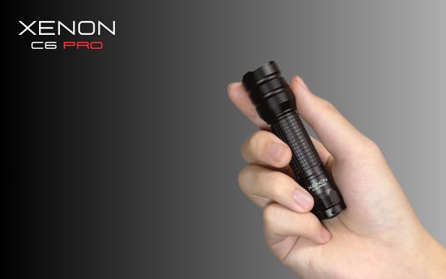 広角⇔ビーム自由自在な小型LED懐中電灯、XENON C6Pro販売開始