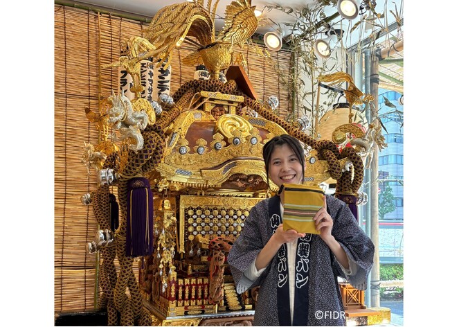 神田祭で、日越の伝統をつなぐポシェット
