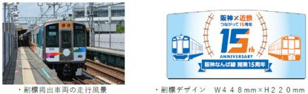―阪神なんば線開業及び阪神・近鉄つながって15周年―車両に実際に掲出していた副標を数量限定で発売します！