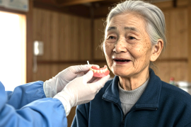 災害時に急がれる入れ歯提供