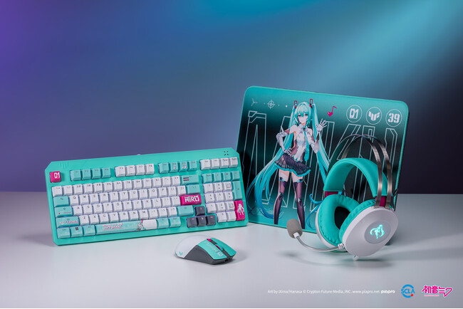 TUF Gaming × 初音ミク ゲーミングデバイスのコラボレーションモデル４製品を発表