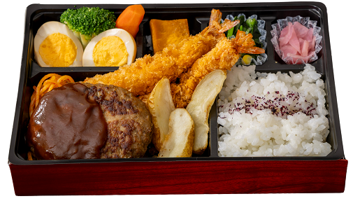 サーロイン入りハンバーグやエビフライでプチぜいたく　特別弁当を1日限定でお届け〔千葉〕