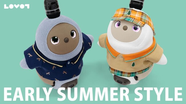 『LOVOTウェア』から初夏のお出かけシーンを彩る「総柄刺繍ポロシャツ」や新作ハットなど全5アイテムが登場！ 2025年5月16日（金）より販売開始