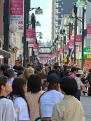 土日の商店街の人通り