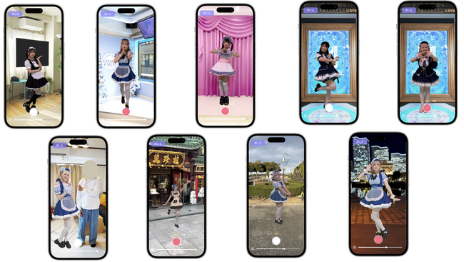 WHDCアクロディアのスマートフォンアプリ「ACR-ARviewer」メイドさんARプロジェクト「V_MAIDOLL」を通じて秋葉原の主要メイドカフェ６グループに導入開始