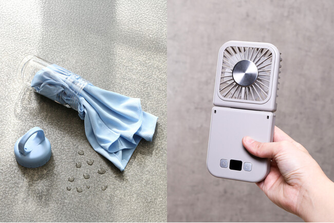 すぐに使える「熱中症対策グッズ」をW(ダブル)で発売！2025年6月からの熱中症対策義務化の対応に！