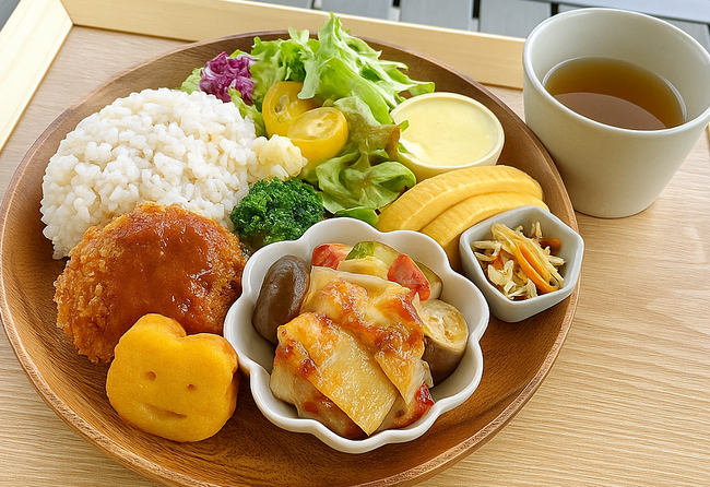 【三田市役所：さんさん食堂】“30品目”が一皿で摂れる「彩りランチプレート」スタート！オープン時間11時に変更！