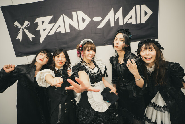 【BAND-MAID】「ロックは淑女の嗜みでして」主題歌で世界的に話題のBAND-MAIDが5/10メイドの日に全国ツアー幕開け！