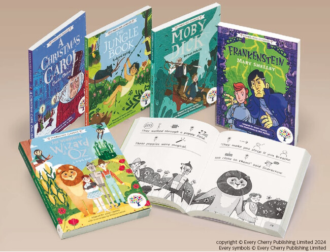 【輸入販売開始】絵文字が付いてやさしく読める　はじめての世界の名作～革新的な読書バリアフリー英語本“Symbolised Classics”シリーズ新登場！