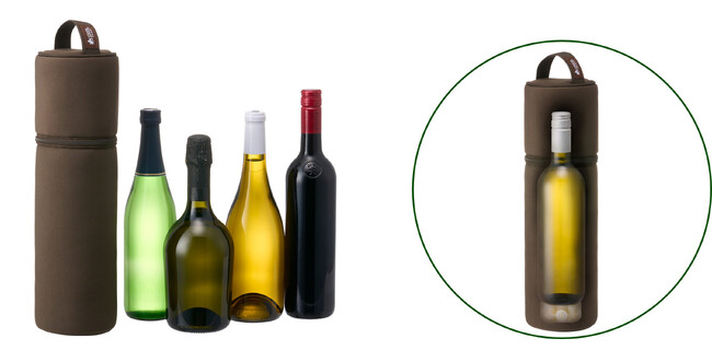ワインや日本酒がキャンプでも安心！瓶の緩衝＆保冷・保温ケース「ワインキープホルダー」新発売！