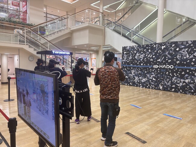 北九州市小倉にて、話題のAR技術を駆使した新スポーツ「HADO」イベントを開催しました!
