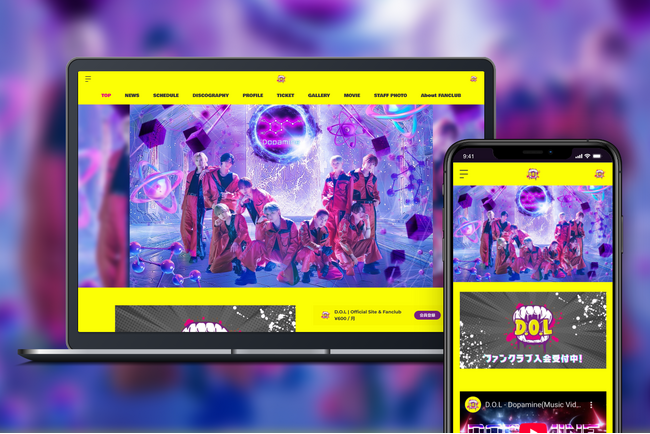 「Bitfan」にて、パンクボーイズグループ・D.O.Lのオフィシャルサイト兼ファンクラブをオープン！