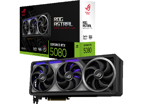 ASUSから、GeForce RTX 5080、RTX 5070 Ti、RTX 5070グラフィックボード発売 ゲーマー・クリエイター向け『ROG』シリーズ