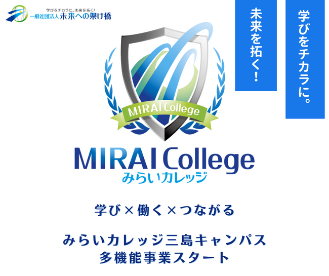 「学び×働く×つながる」を実現--みらいカレッジ三島キャンパスが生活介護・就労移行支援事業を開始