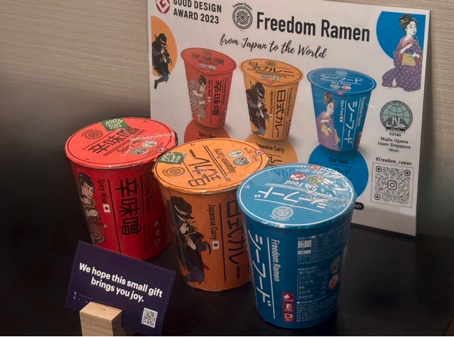 インバウンドの多様なニーズと防災意識の高まりを受け、ハラル認証カップ麺「Freedom Ramen」のホテル導入が急加速。
