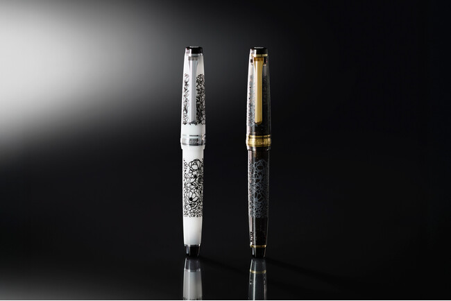 ancora（アンコーラ）切り絵作家 濱 直史氏とコラボした「プロフェッショナルギア スリム 万年筆 草花‐SOUKA」を数量限定で新発売