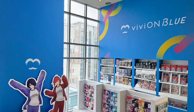 株式会社viviON、韓国・現代百貨店 新村店に初の海外店舗を出店二次元カルチャー専門グッズショップ「viviON BLUE SHOP with ILLUSTAR」5月オープン！