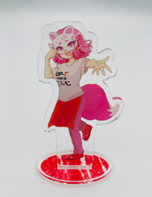 UP-Tから好きなデザインのアクスタが1個から作れる、フリーカットアクリルスタンドが新登場!