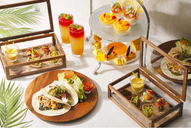 【南紀白浜マリオットホテル】夏野菜とトロピカルフルーツで楽しむイブニングハイティー付き宿泊プラン「Tropical Flavors Night Stay」を発売