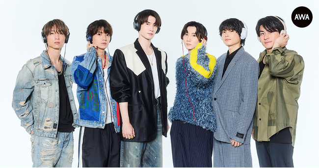 SixTONESの楽曲が「AWA」で配信開始！「こっから」「マスカラ」「Imitaiton Rain」など計66曲を一挙配信