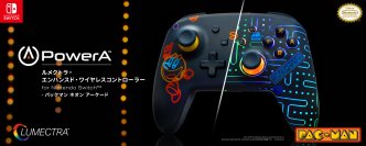 アメリカのゲーミングアクセサリーブランド「PowerA(TM)」(パワーエー)が『PAC-MAN』のNintendo Switch(TM)用コントローラーを2025年6月30日に発売！