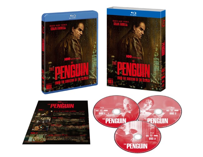 マット・リーヴス製作総指揮×コリン・ファレル主演「THE PENGUIN -ザ・ペンギン-」8月6日(水) ブルーレイ＆DVDリリース決定！ブルーレイには世界観に没入できるメイキングなど豪華映像特典付