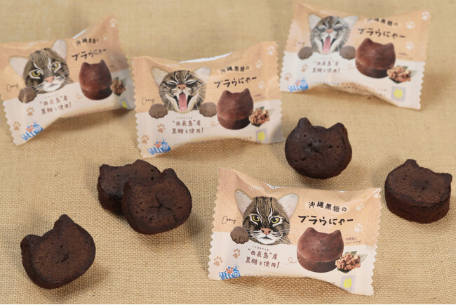 【新商品】「ねこねこ」より沖縄・西表島産の黒糖を使用したねこ型のスイーツ『沖縄黒糖のブラウにゃー』を新発売！イリオモテヤマネコの限定パッケージで登場。公式SNSでプレゼントキャンペーンも開催！