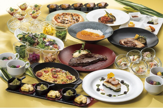 旬の野菜が満載！夏のアイコニックランチブッフェ／ザ ロイヤルパークホテル アイコニック 東京汐留