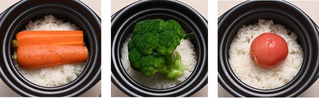 【Oisix】お米と一緒に炊いてみて！ 価格高騰・供給不安続くお米を野菜で「かさまし」　期間限定で品川区大崎「雨晴食堂」ランチに「選べるかさましベジごはん」が登場！