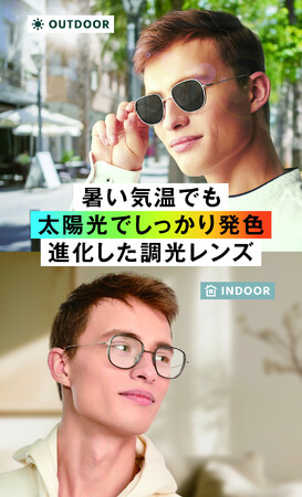 【東海光学】高温適応型調光レンズ「ルティーナ フォト2」新発売