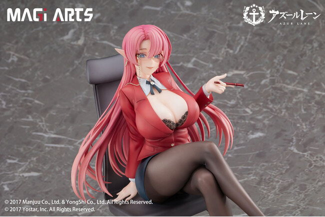 『アズールレーン』より、「デューク・オブ・ヨーク」が「賢装のペダゴーグ」の姿でフィギュア化。あみあみにて予約受付中。