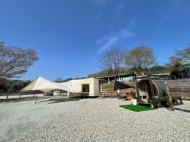 サウナ付グランピングサイト全景 サウナ付グランピングサイト全景