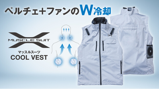 イノフィス、「マッスルスーツCOOL VEST」を新発売