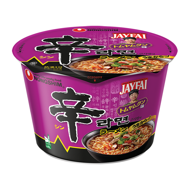 世界25カ国で販売中の人気製品が日本初上陸！韓国とタイを代表するメニューがコラボした「辛ラーメン トムヤムクン カップ」5月27日（火）より一部コンビニエンスストアで先行発売！