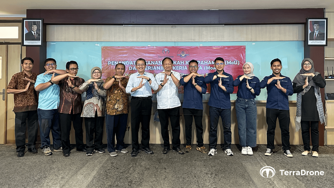 テラドローン子会社Terra Drone Indonesia、 インドネシアの大学2校とドローンの実地訓練および雇用創出に関する覚書を締結